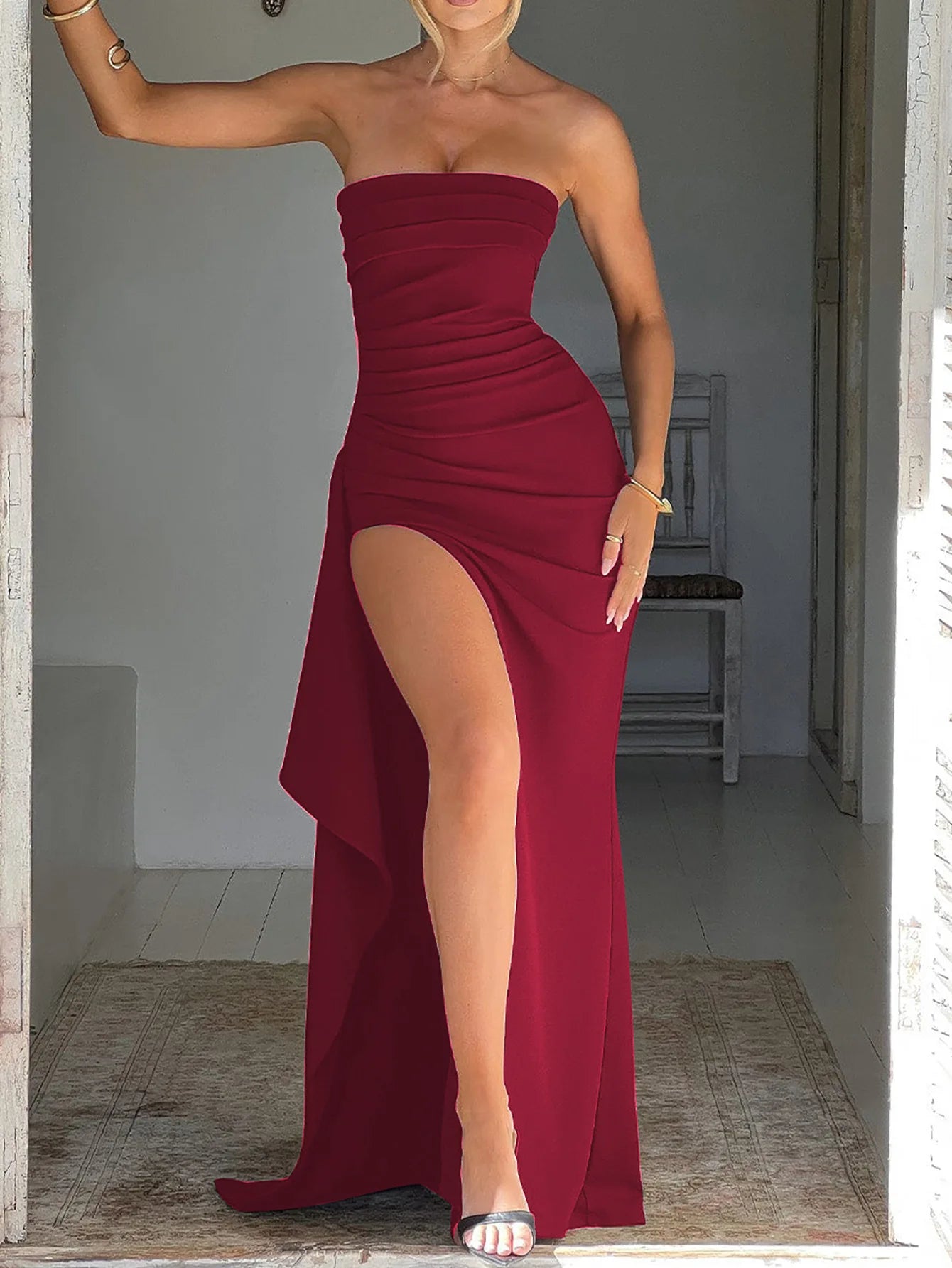 Elegant Slit Dress