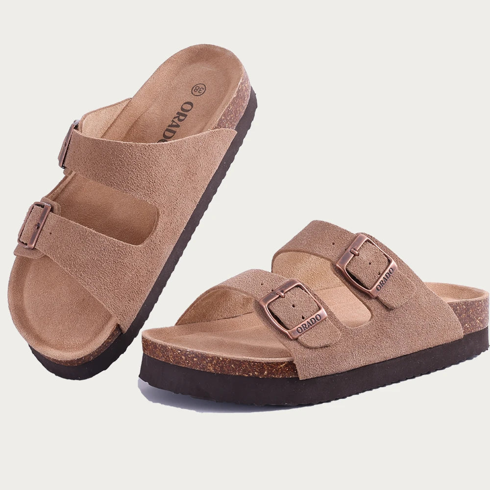Summer Buckle Slippers