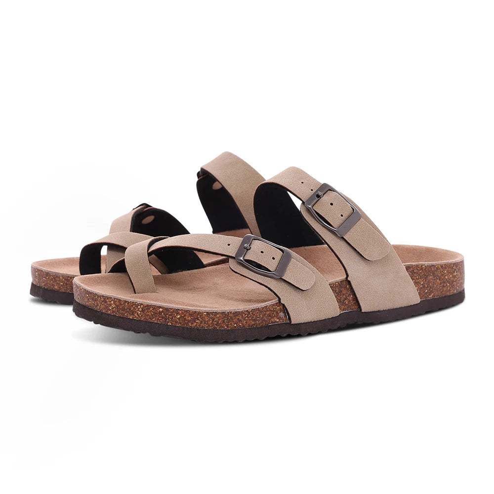 Summer Buckle Slippers
