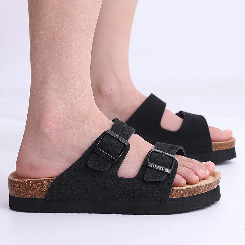 Summer Buckle Slippers